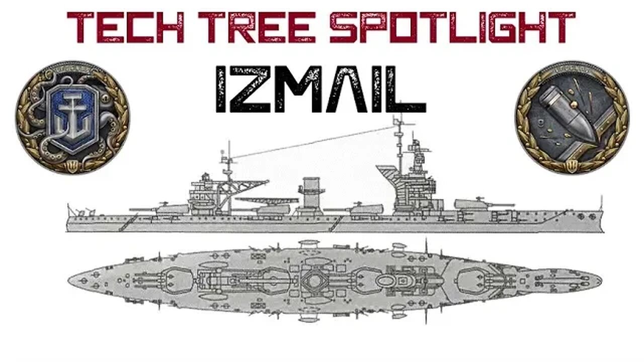 World of Warships Legends Tech Tree Spotlight - Izmail