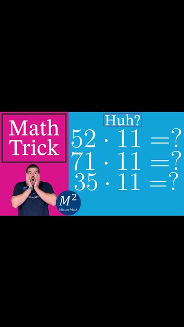 Multiply by 11 with Minute Math Tricks | Part 23 #shorts