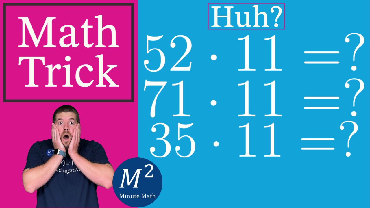 Multiply by 11 with Minute Math Tricks | Part 23 #shorts