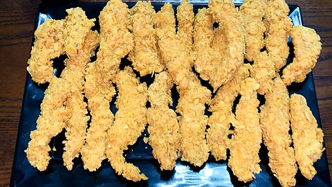 Crispy and Juicy Homemade Chicken Tenders Recipe