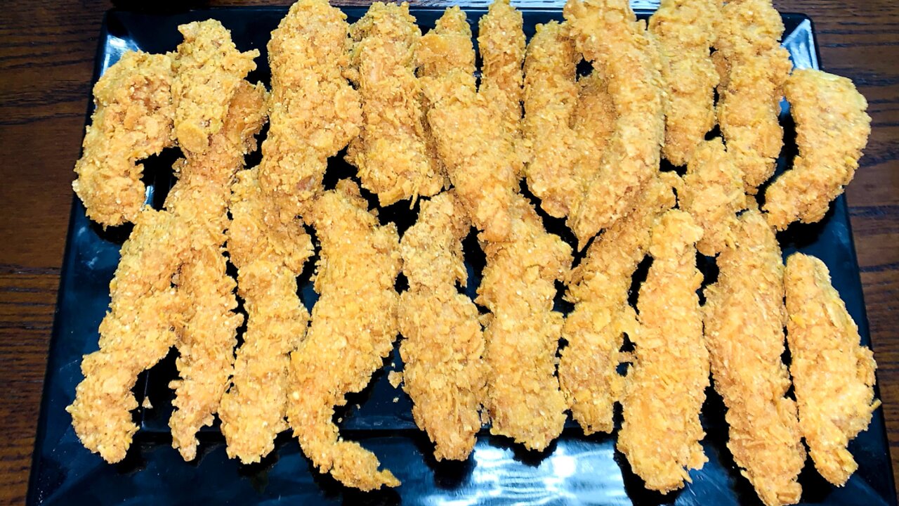 Crispy and Juicy Homemade Chicken Tenders Recipe