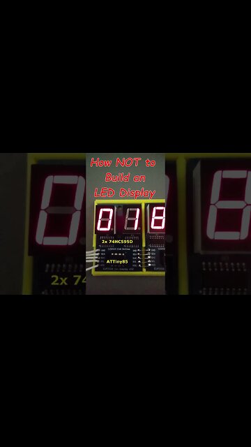 How NOT to build an LED display