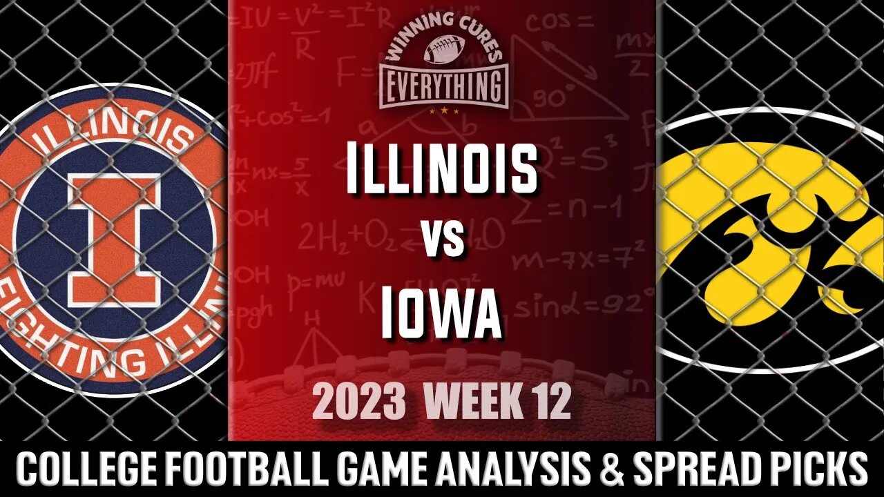 Illinois vs Iowa Picks & Prediction Against the Spread 2023 College Football Analysis