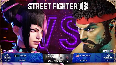 Street Fighter 6: Open Beta — Amesang (Juri) VS Ultra_Style_PC (Ryu) | Xbox Series X Casual