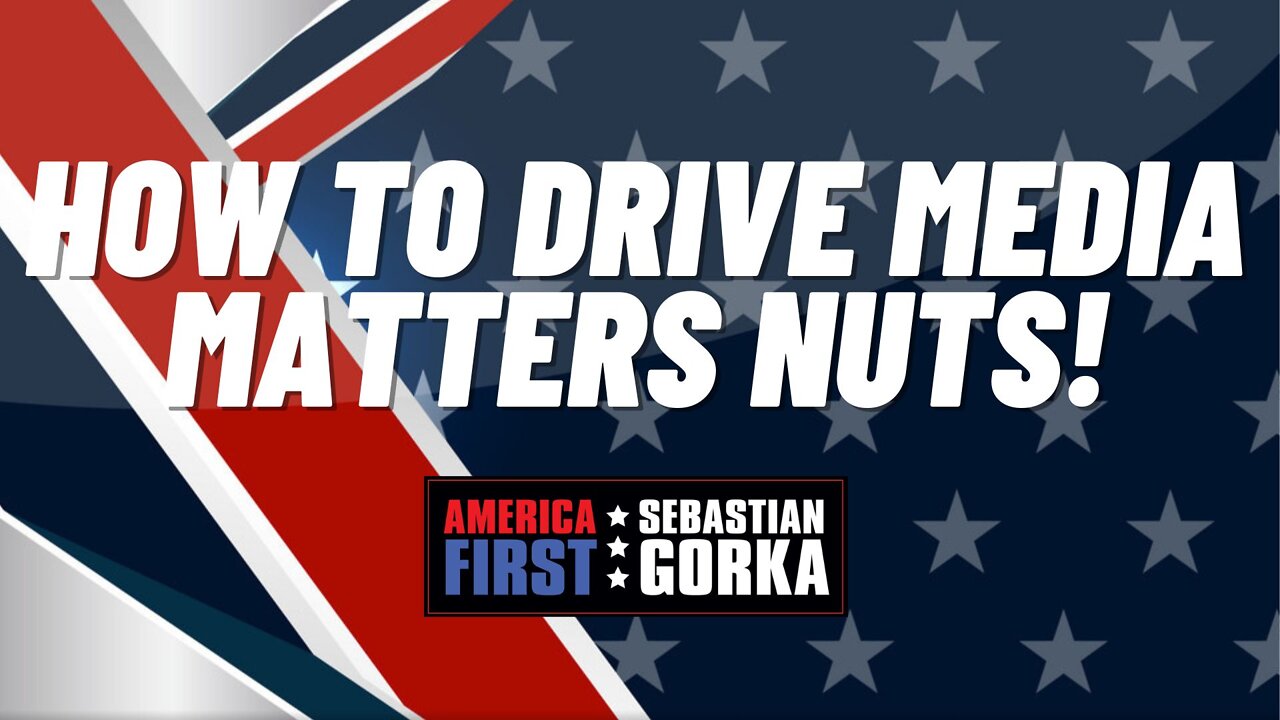 How to drive Media Matters nuts! "Administrative Results" with Sebastian Gorka