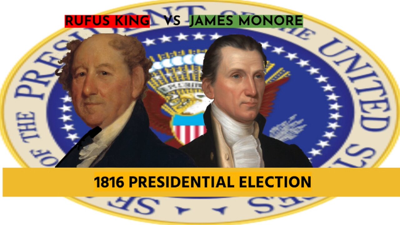 CUSTOM CNN Election Night | 1816 Rufus King vs James Monroe