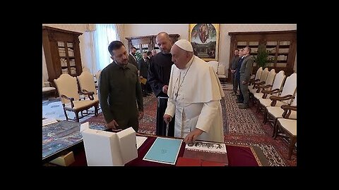 NOTIZIE DAL MONDO Stato della Città del Vaticano:Papa Francesco incontra Zelensky durante il tour europeo.Il pontefice e il leader ucraino hanno discusso della guerra, degli aiuti umanitari e di un percorso di pace.