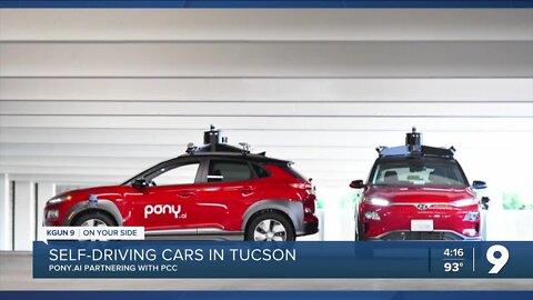 Self-driving vehicles to begin testing in Tucson through Pony.ai