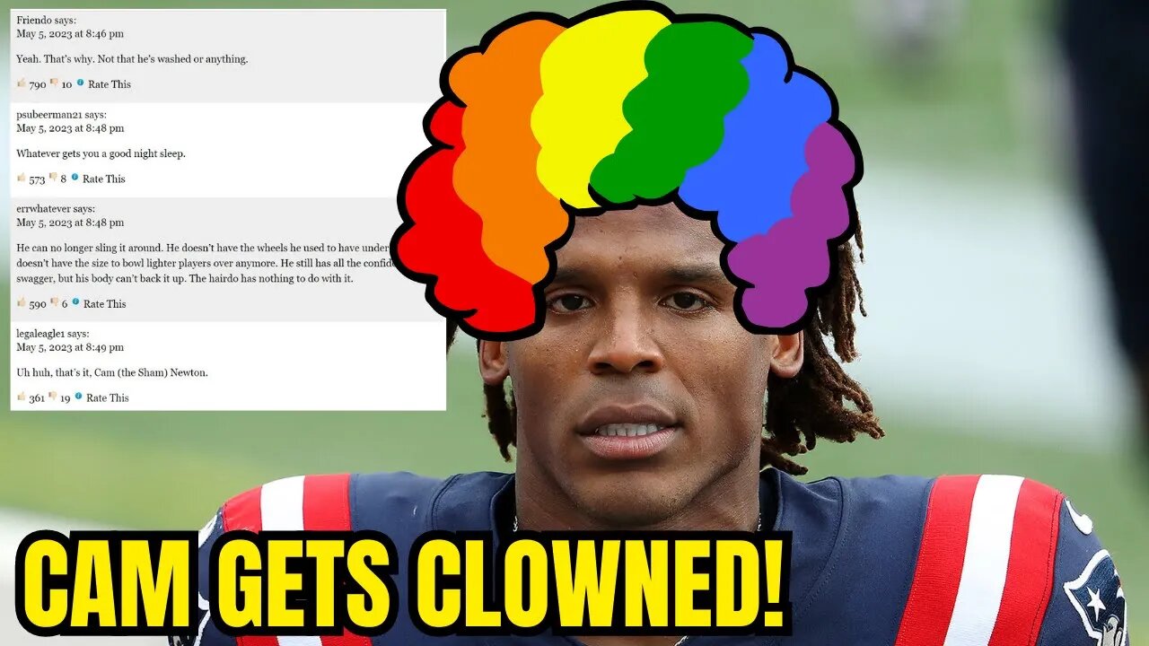 NFL Fans ABSOLUTELY BURY Cam Newton After ABSURD TAKE That His Haircut KEEPS HIM OUT Of League!