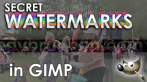 Protecting Work Using Secret Watermarks in GIMP (Tutorial) - Jody Bruchon