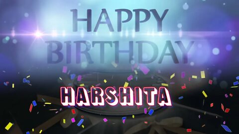 Wish you a very Happy Birthday Harshita from Birthday Bash