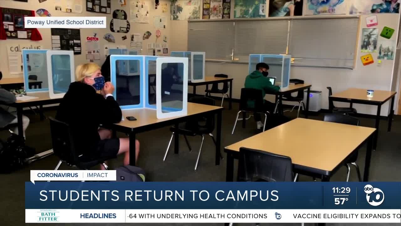 More students in North County cleared to return to campuses