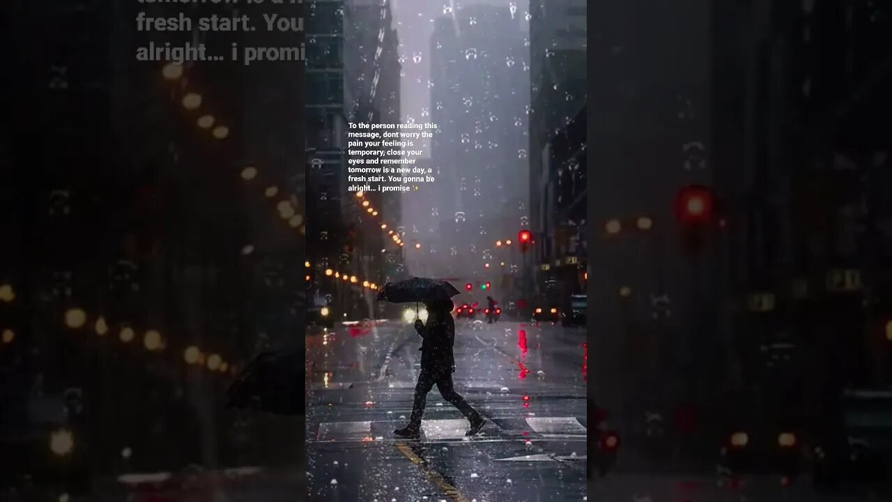 To the person that may need this today ✨ #rain
