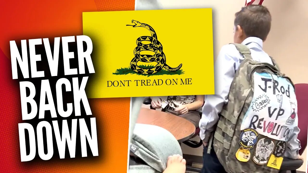 Young Patriot SCHOOLS His Teacher Over "RACIST" Gadsden Flag