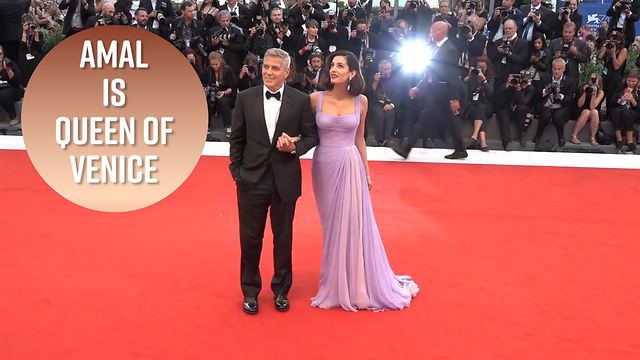 George Clooney and Amal make red carpet comeback