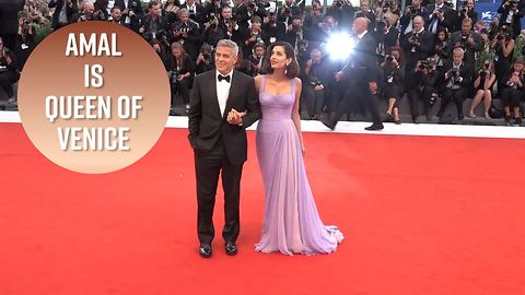 George Clooney and Amal make red carpet comeback