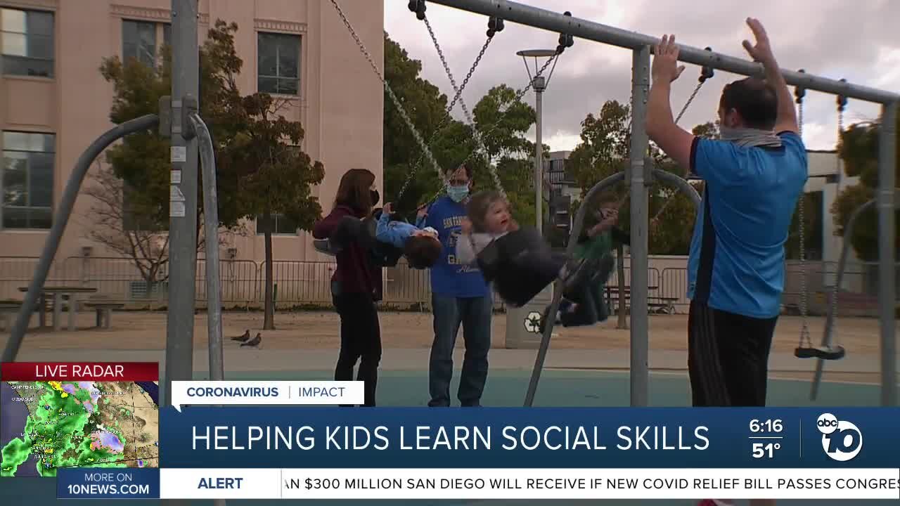 Catching kids up on socialization skills