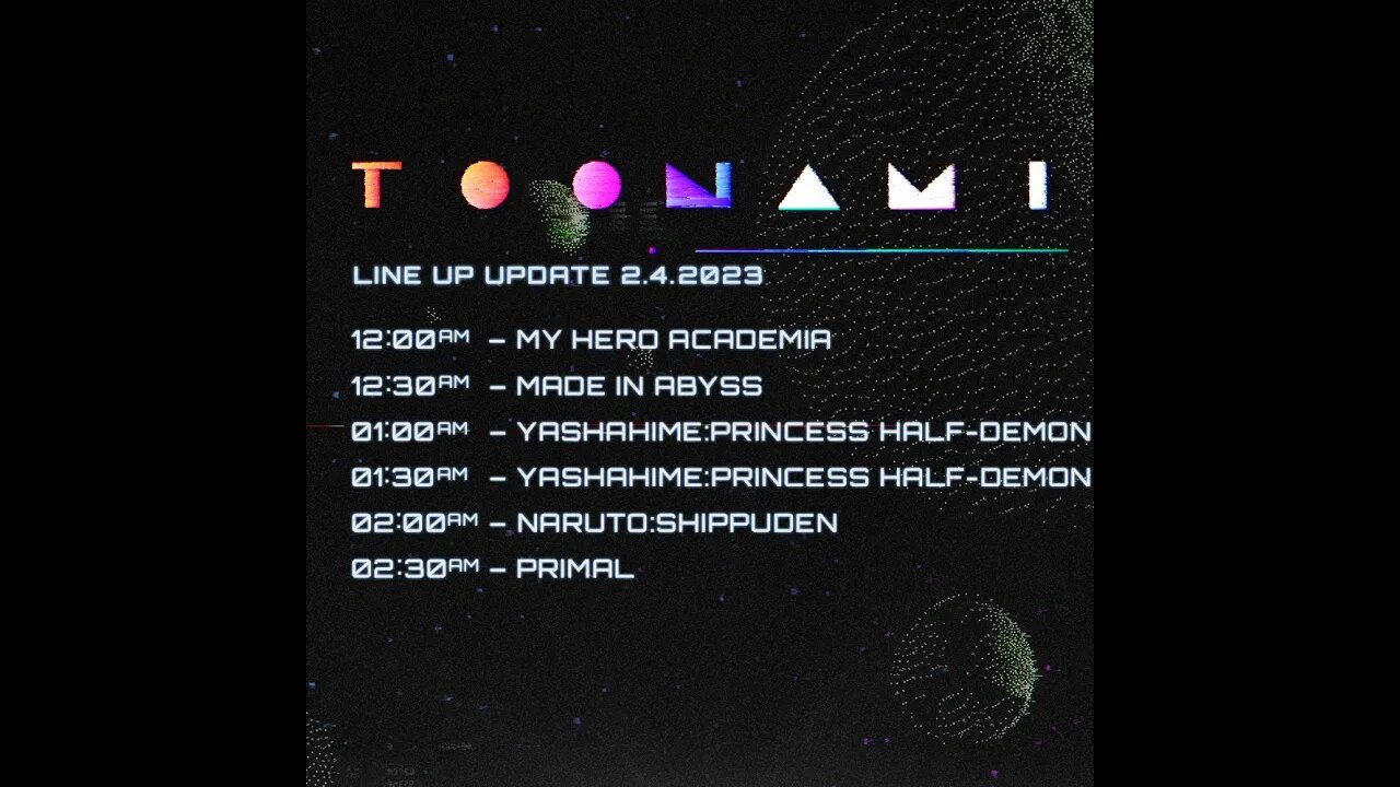 HOUR LONG!!! Toonami February Schedules Released!