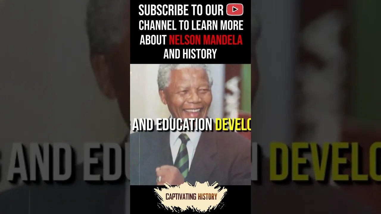 What Happened When Nelson Mandela Became President? #shorts