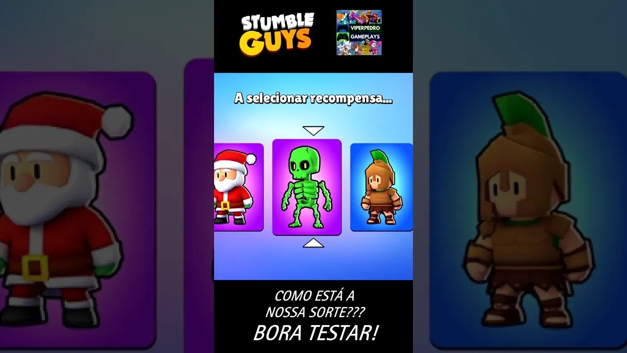 CONSEGUI UMA INCRÍVEL SKIN DINOSSAURO NO STUMBLE GUYS! #shorts