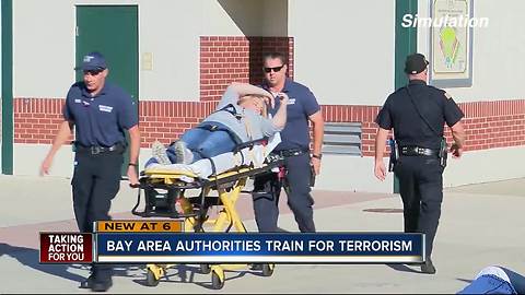 Bay area authorities train for terrorist attacks