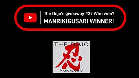 Manrikigusari samurai chain Giveaway #37 for The Dojo Subscribers