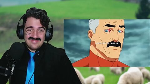 PASTOR REACT Poder de Deus | Super-Man, Capitão Pátria e Omni-Man | Ninja Feat. Misake e ALBK