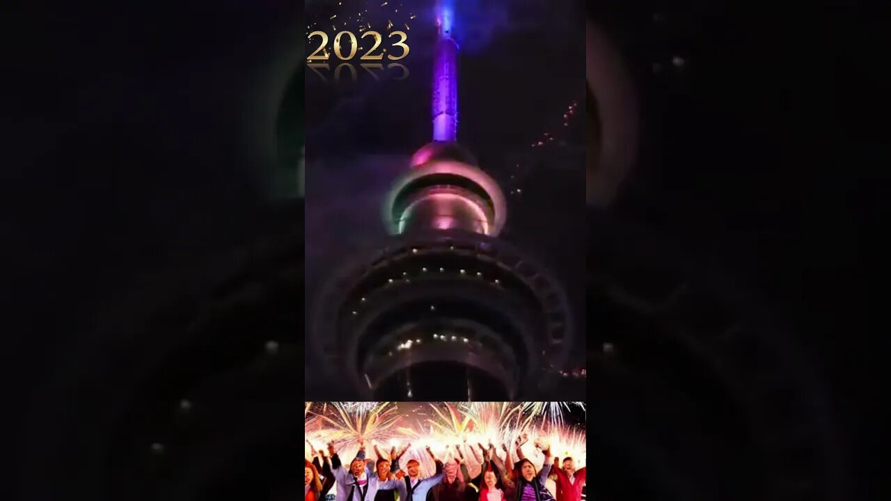 NewZealand New Year Celebrations Sky Tower