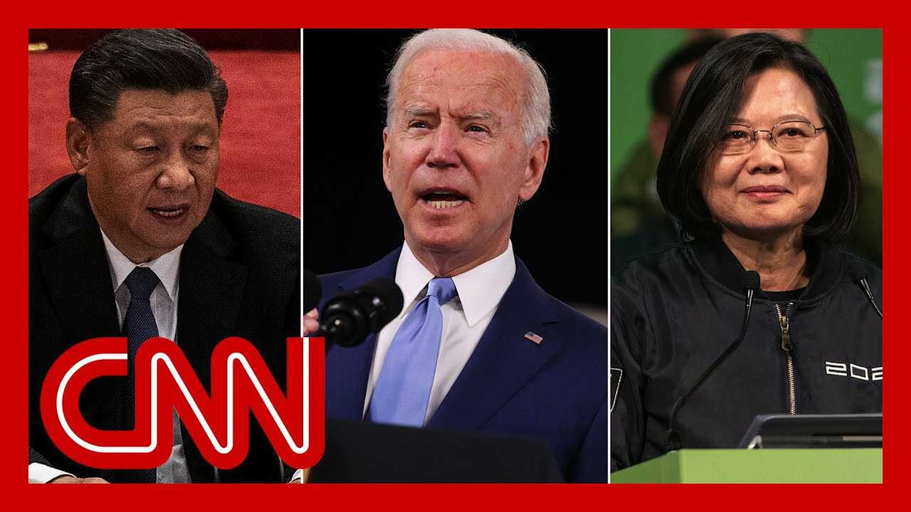 China's military hold drills near Taiwan. Biden is stuck in a hard place