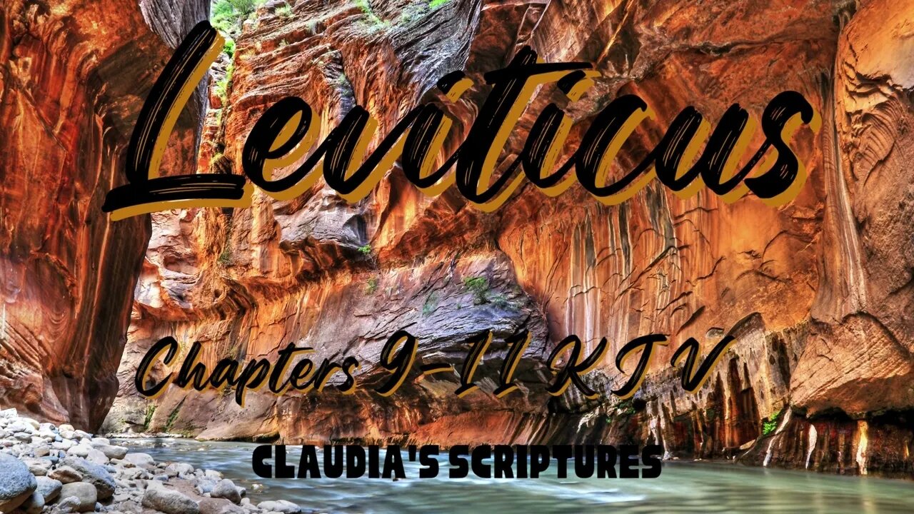 The Bible Series Bible Book Leviticus Chapters 9-11 Audio