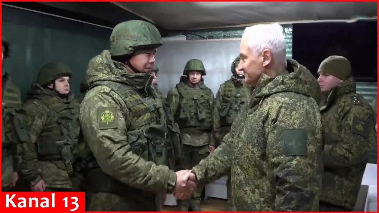 Russia’s defense minister visits troops on the border with Ukraine