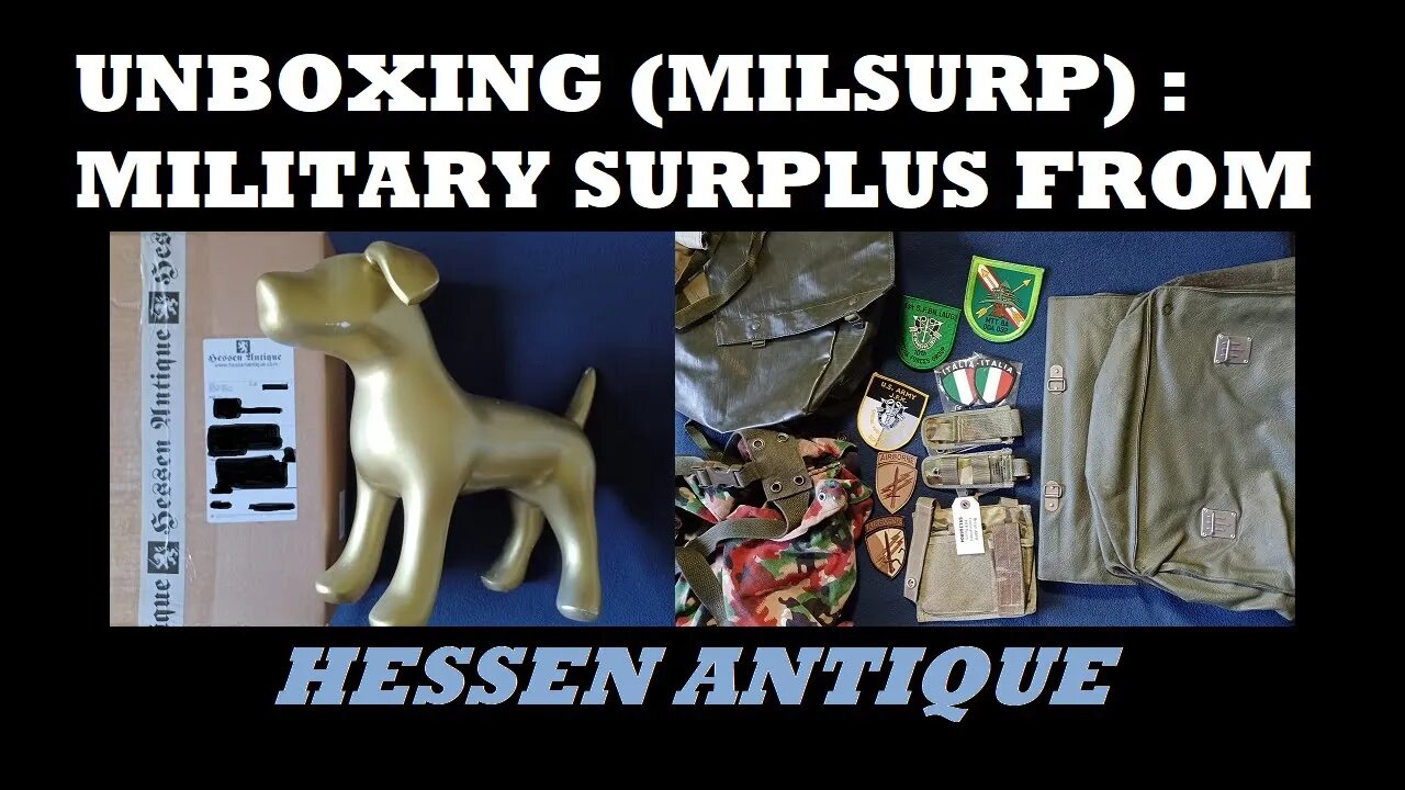 UNBOXING 122: Hessen Antique. Czech Bread Bag, Swiss Rucksack, British Pouches, Patches, more!