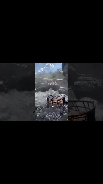 Cooking eggs in a volcanic lake #shorts