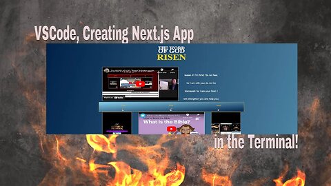 How To: Build a Next.js App from scratch. In the Terminal in VS Code.