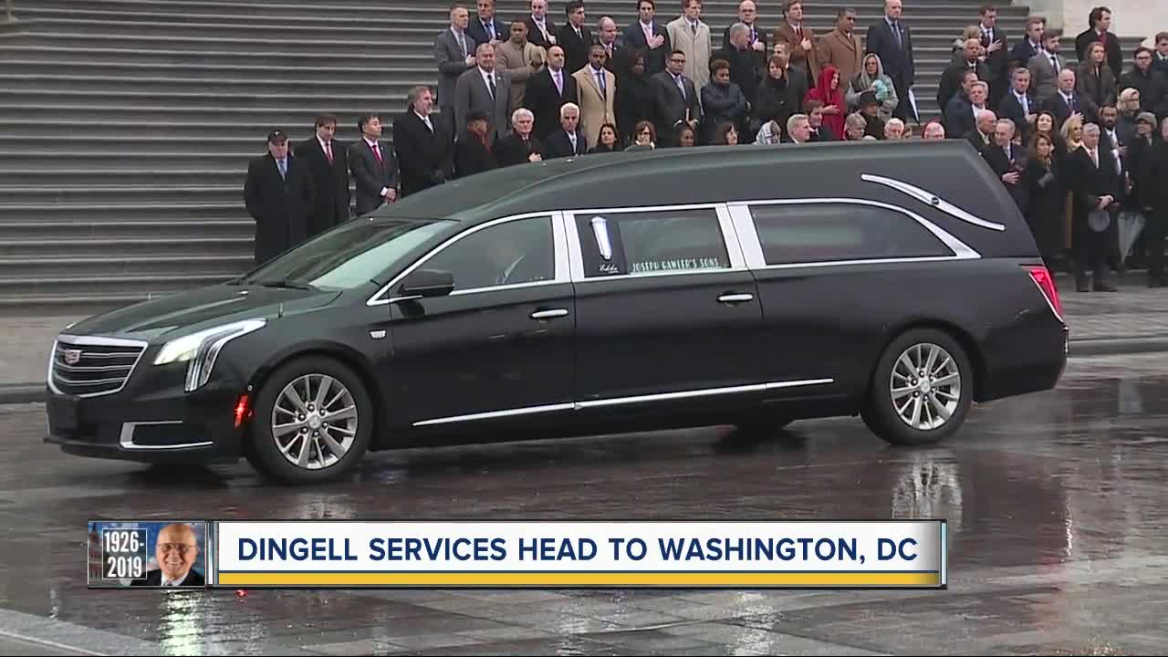 Dingell services head to Washington D.C.