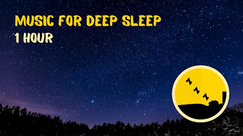 1 hour of amazing scenery of the night sky & relaxing music for deep sleep