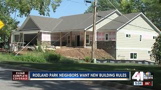 Roeland Park neighbors want new building rules