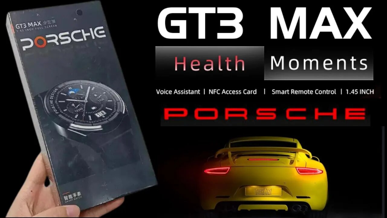 GT3 MAX PORSCHE SMART WATCH #2