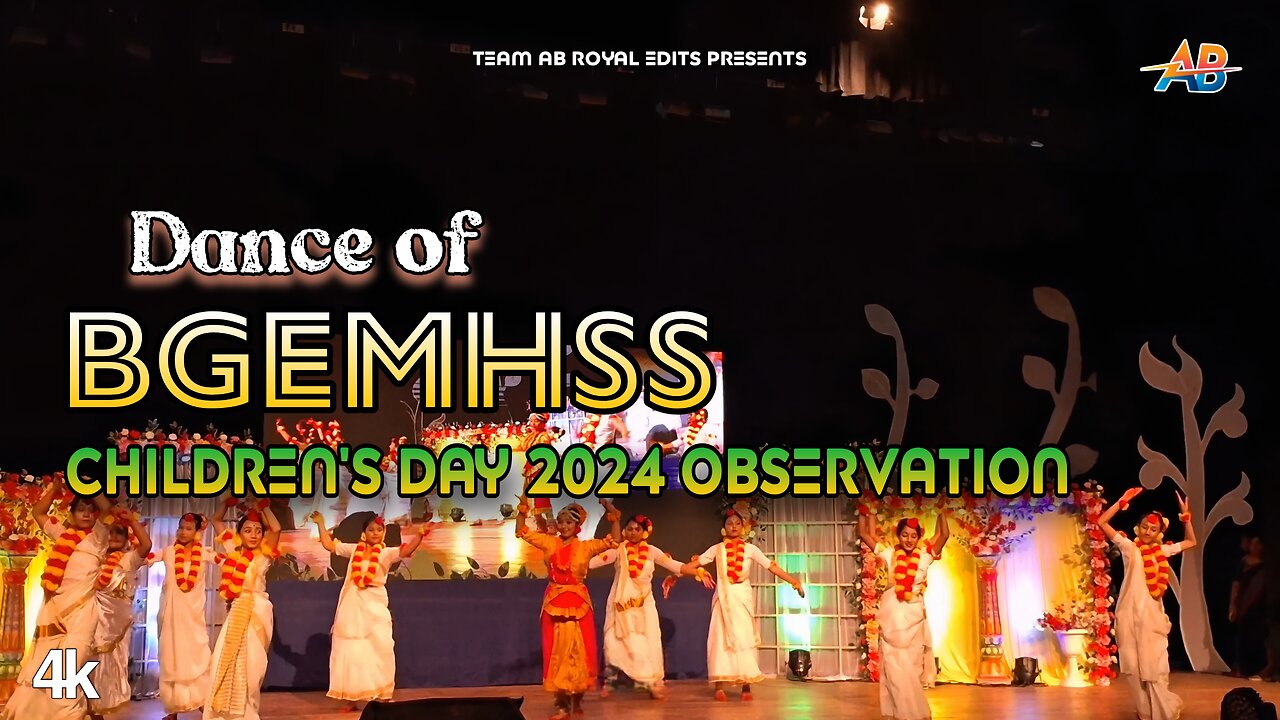 Performance of #BGEMHSS on Children's Day 2024 | Sachin Dev Burman Auditorium | AB Royal Edits