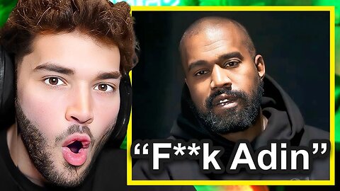 Adin Ross Responds to Kanye Calling Him Out.