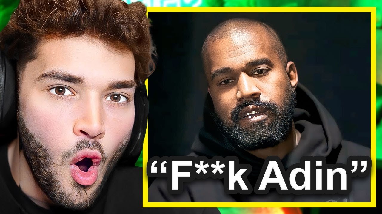 Adin Ross Responds to Kanye Calling Him Out.