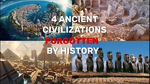 4 Ancient Civilizations FORGOTTEN By History: Atlantis, Gobekli Tepe, Sphinx, Pyramids & MORE