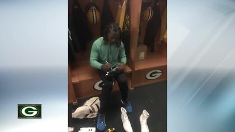 Packers fans give Davon House a ride to OTAs from Minnesota