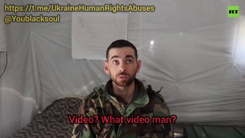 Ukrainian POW says they were shot at by their own people and he saw how Ukrainian forces were shelling civilians