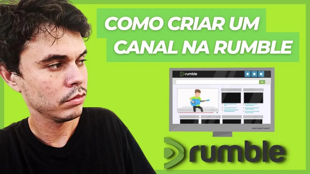 COMO CRIAR UM CANAL NA RUMBLE