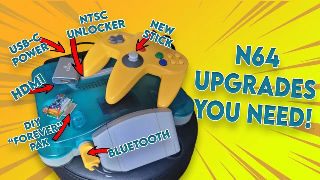 Turn These Upgrades into Accessories?! Use Them On EVERY N64!