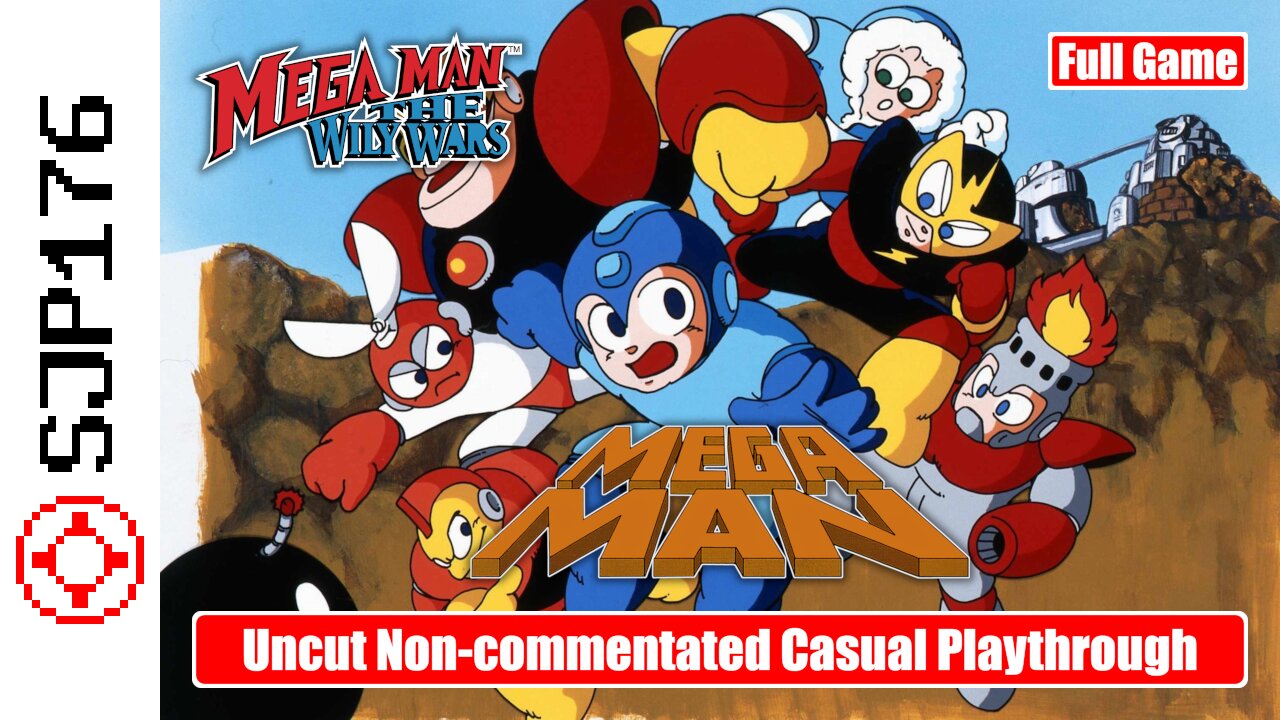 Mega Man (The Wily Wars)—Full Game—Uncut Non-commentated Casual Playthrough