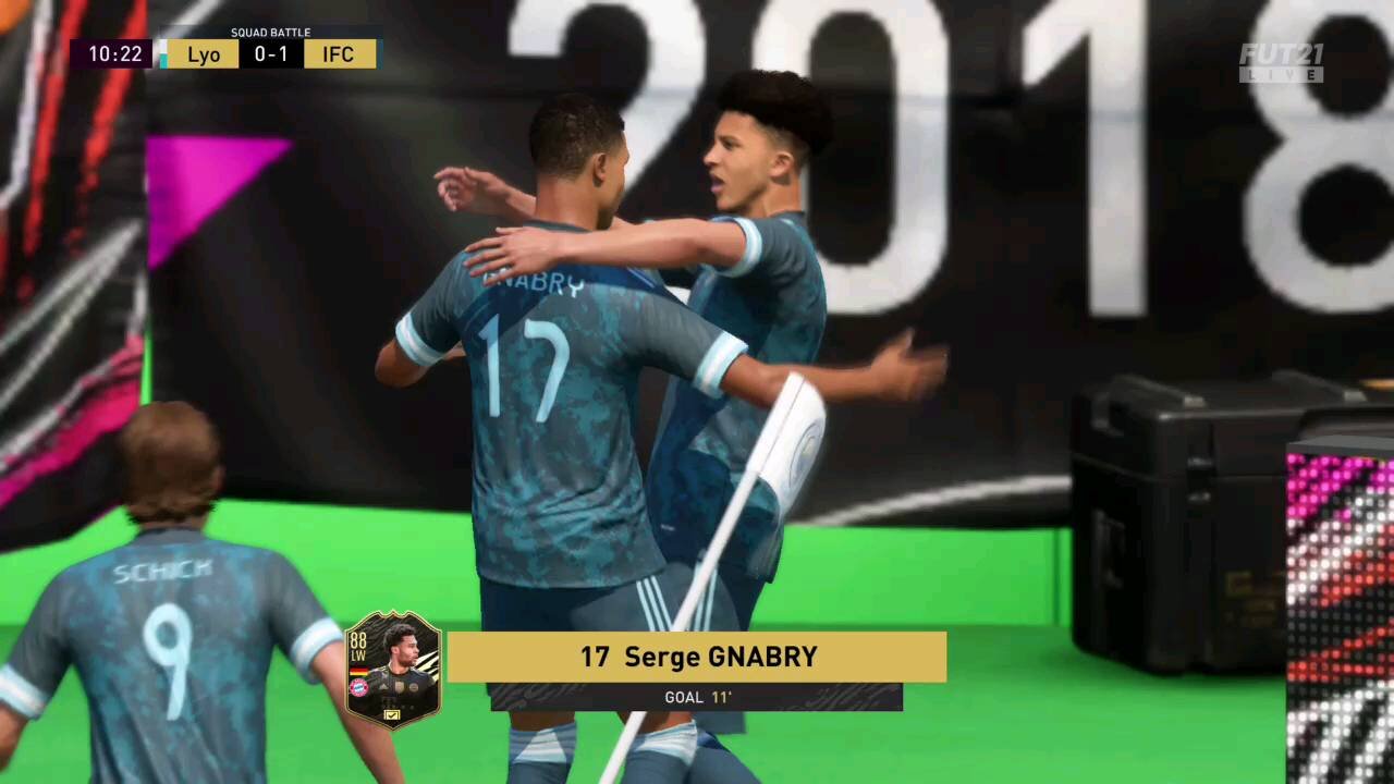 Fifa21 FUT Squad Battles - Serge Gnabry goal