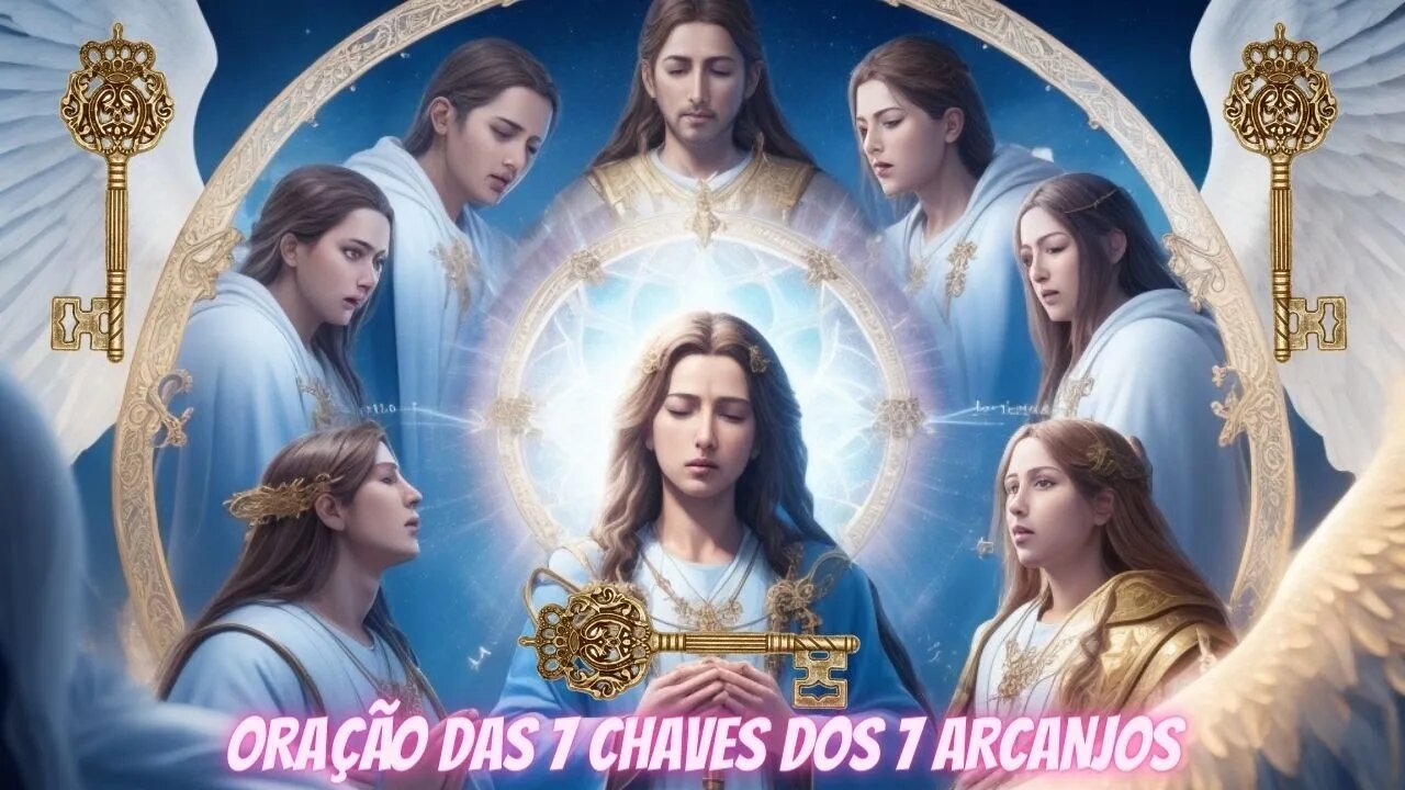 ORAÇÃO DAS 7 CHAVES DOS 7 ARCANJOS - Proteção, Cura, Benção Divina, Amor, Prosperidade