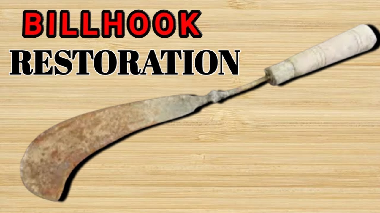 Rusty Old Billhook Restoration